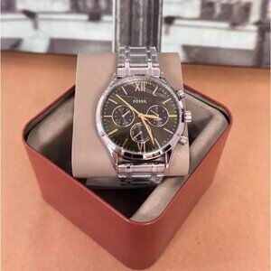 Fossil BQM7101 Fenmore Stainless Steel Watch 44mm